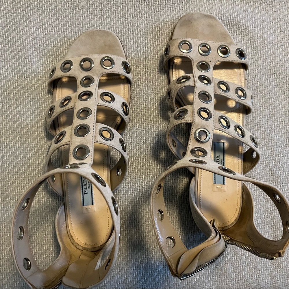 Prada Women's Beige Sandals